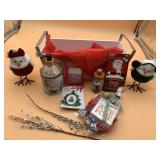 CHRISTMAS THEMED GIFT CRATE W/ ENCHANTED FOREST