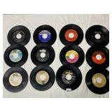 ASSORTED 45 RPM VINYL RECORDS, MIXED LABELS AND
