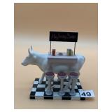 COWPARADE MOO JERSEY DINER FIGURINE, ITEM #9136,