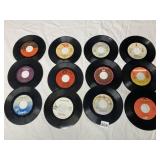 LOT OF 45 RPM VINYL RECORDS, ASSORTED ARTISTS &
