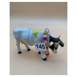 COWPARADE ROCK-N-ROLL ELVIS STYLE COW FIGURINE BY