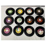 ASSORTED VTG VINYL RECORDS, 45 RPM, ROCK, SOUL,