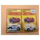 MATCHBOX DIE CAST METAL CARS (2), VTG 1980 LESNEY