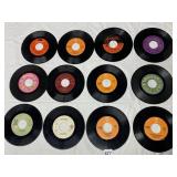 VARIOUS ARTISTS 45 RPM RECORD SINGLES, POP AND