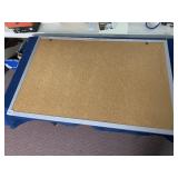 ALUMINUM FRAME CORK DISPLAY BOARD.