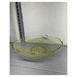 DEPRESSION AMBER COLOR BOWL
