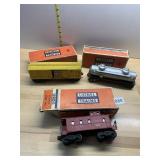 LIONEL VTG ELECTRIC TRAIN CABOOSE, STOCK CAR,