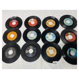 ASSORTED VTG 45 RPM VINYL RECORDS, POP MUSIC