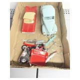 PLASTIC MODEL CAR KIT PARTS, ASSORTED VEHICLES.