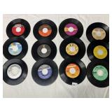ASSORTED 45 RPM VINYL RECORDS, DONNA SUMMER, JOHN