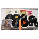 ASSORTED VINYL RECORDS, KENNY ROGERS, ELVIS