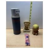 AMERICAN THERMOS KEAPSI VACUUM BOTTLE, VTG RUBBER