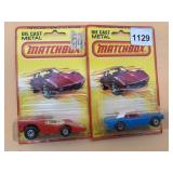 MATCHBOX DIE CAST TOY VEHICLES, RED SPORTS CAR,