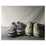 REEBOK & JORDAN SNEAKER PAIRS (2), BLUE & WHITE