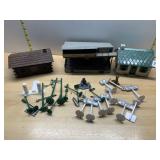 AURORA MODEL MOTORING GRANDSTAND, PLASTIC LOG