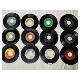 ASSORTED 45 RPM VINYL MUSIC SINGLES, VARIOUS