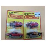 MATCHBOX DIE CAST METAL, RED SEDAN & BLACK FLAME