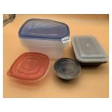 ZIPLOC PLASTIC FOOD STORAGE CONTAINERS, ASSORTED