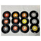VTG ASSORTED 45 RPM VINYL RECORDS, VARIOUS