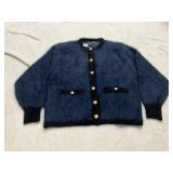 VTG VENESSA ANGORA CARDIGAN SIZE M