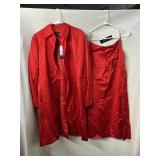 LINDA ALLARD ELLEN TRACY NWT SATIN DRESS & JACKET