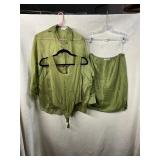 GORGEOUS CALVIN KLEIN 90S VTG 3 PIECE ALL SILK