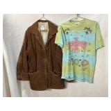 VTG BLAIR SIZE L CORDUROY COAT, BEVERLY HILLS