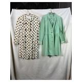 VTG 60S ARTHUR JAY & JOLEE SPRING COATS, EST SIZE