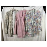VTG 90S SUMMER BLAZERS, NEED CLEANED, MOSTLY SIZE
