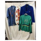 VTG 90S FUNKY TOPS SIZE L & RALPH LAUREN, LPGA