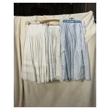 ANTIQUE COTTON SLIPS WITH NICE DETAILS, EST SIZE