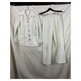 70S VTG POLYESTER PANT SUIT EST SIZE S NEEDS