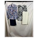 70S/80S VTG LADIES PANTS OUTFITS EST SIZE S/M,