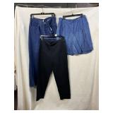VTG RALPH LAUREN & CALVIN KLEIN DENIM, 90S BLACK