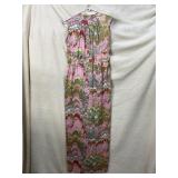70S MARBLE PRINT MAXI DRESS EST SIZE M
