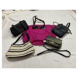 PURSES, ASSORTED STYLES, SOME CLEANING AND