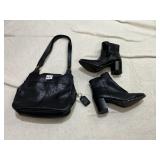 VTG BENTLEY LEATHER PURSE, EXPRESS ANKLE BOOTS
