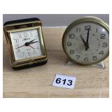 WESTCLOX ALARM CLOCK, MARCEL QUARTZ TRAVEL ALARM.