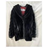 80S MONTEREY FASHIONS FAUX FUR COAT SIZE 16