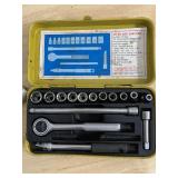 CORSAIR SOCKET WRENCH SET, METAL CASE, VINTAGE,