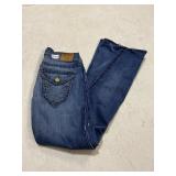 Y2K TRUE RELIGION MADE IN USA  JEANS SIZE 28
