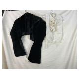 VTG PLUSH FAUX FUR WRAP, WINNIE KAY DICKIE
