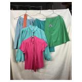 VTG 60S-80S TOPS & SKIRTS, ASSORTED SIZES