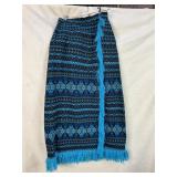 VTG 60S BOHO TAPESTRY FRINGE SKIRT EST SIZE S