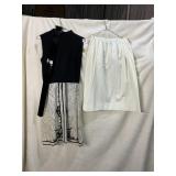 60S DRESS WITH BELT EST SIZE S/M, 80S ACT I SKIRT