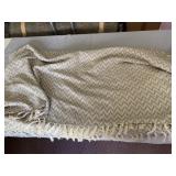 WOVEN JACQUARD DUVEZ COVER 98" X 90" , CHEVRON