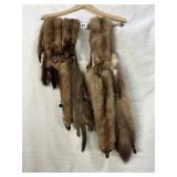 50S MINK STOLES WITH HEADS AND FEET