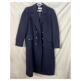 VTG TALBOTS NAVY WOOL PEACOAT SIZE 16