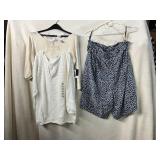 NWT VALERIE STEVENS & JEANNE PIERRE TOPS SIZE L,