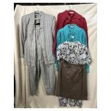 80S COUNTERPARTS SUIT SIZE 10, POLYESTER BLOUSES